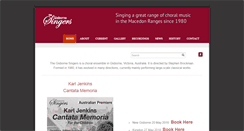 Desktop Screenshot of gisbornesingers.org.au